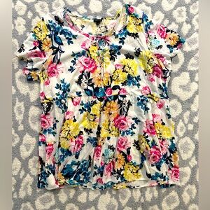 Torrid Floral Top size 3- NEVER WORN